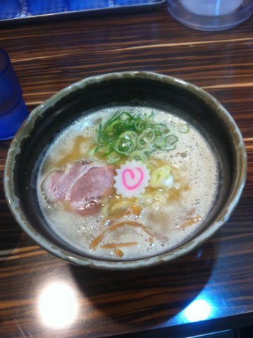 コテコテの豚骨ラーメン